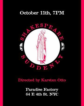 Shakespeare Suddenly poster