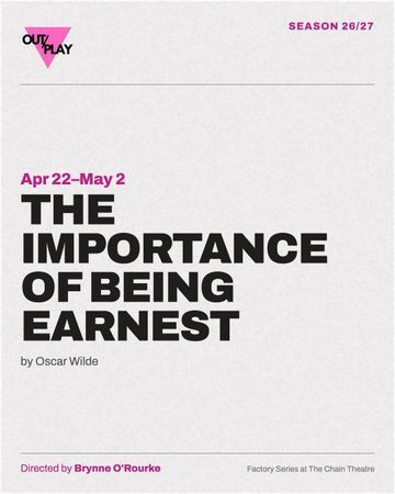 The Importance of Being Earnest poster
