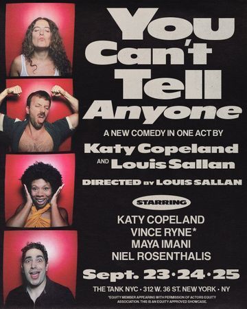 You Can't Tell Anyone poster