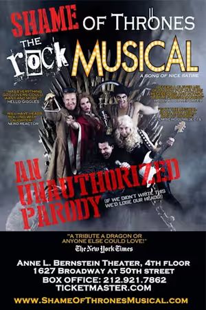 Shame of Thrones: The Rock Musical poster