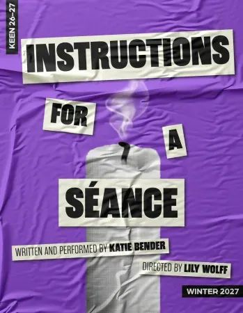 Instructions for a Séance poster