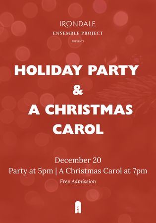 A Christmas Carol poster