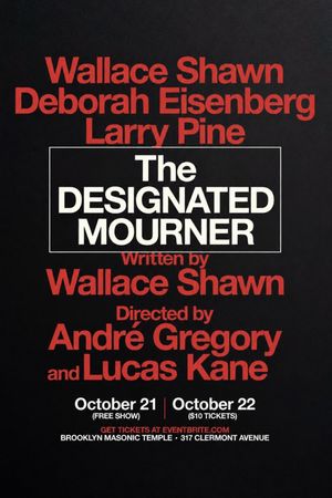 The Designated Mourner poster