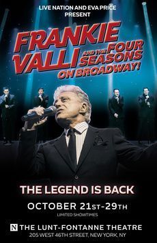 Frankie Valli and the Four Seasons On Broadway poster