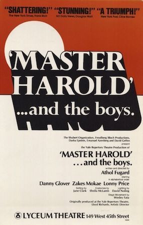 "MASTER HAROLD"…and the boys poster