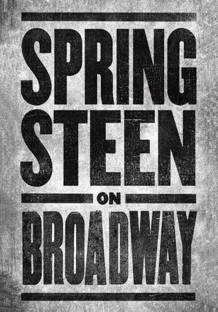 Springsteen on Broadway poster