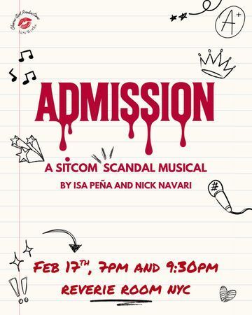 Admission poster