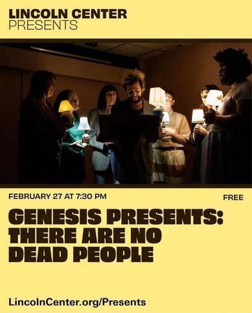 there are no dead people poster