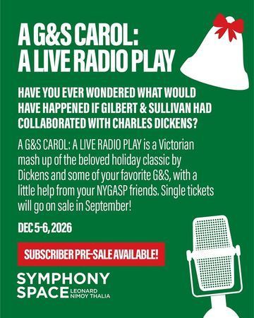 A G&S Carol: A Live Radio Play poster