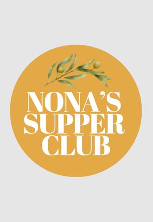 Nona's Supper Club poster