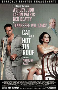 Cat on a Hot Tin Roof poster