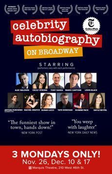 Celebrity Autobiography poster