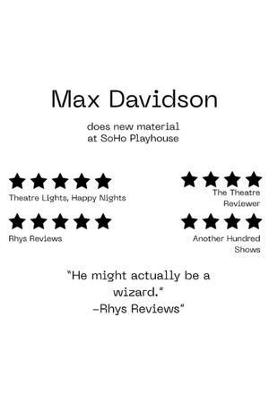 Max Davidson Does New Material poster