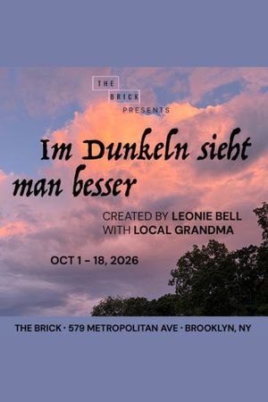 Im Dunkeln sieht man besser poster