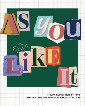 As You Like It poster