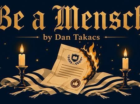 Be a Mensch poster