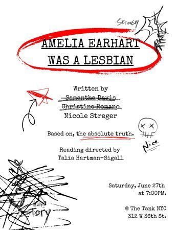 Amelia Earhart Was A Lesbian poster