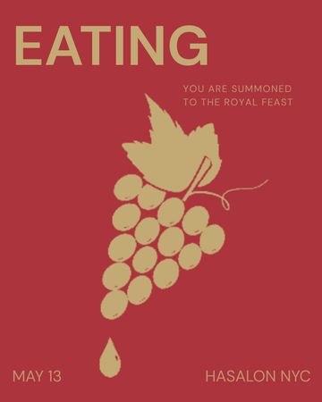 Eating poster
