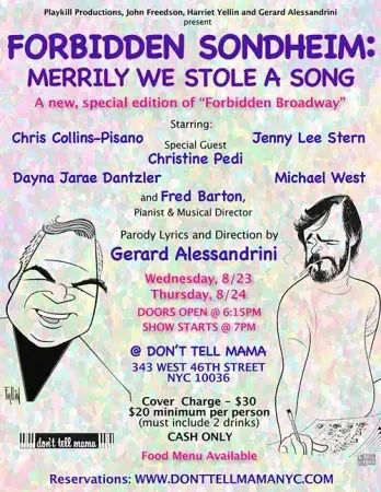 Forbidden Sondheim: Merrily We Stole a Song poster