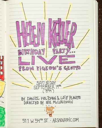 Helen Keller Birthday Party...Live from Pigeon's Grotto