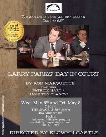 Larry Parks' Day in Court poster