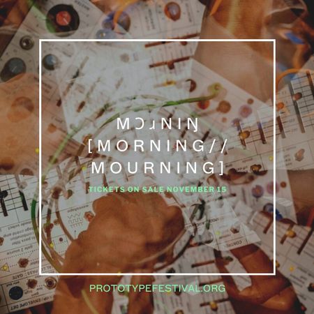 mɔɹnɪŋ [morning//mourning] poster