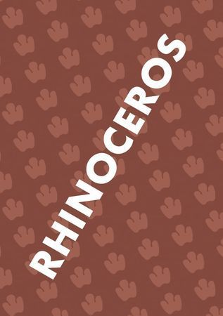 Rhinoceros poster
