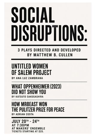 Social Disruptions poster